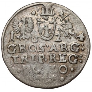 Zygmunt III Waza, Trojak Kraków 1624 - inne M - ciekawszy