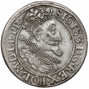 Zygmunt III Waza, Ort Gdańsk 1615 - typ I - kropka po