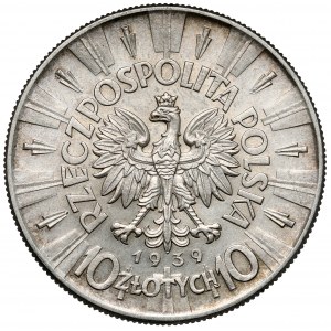 Piłsudski 10 złotych 1939