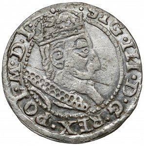 Zygmunt III Waza, Grosz Kraków 1607 - b.ładny