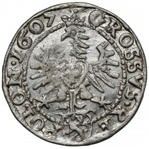Zygmunt III Waza, Grosz Kraków 1607 - b.ładny