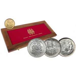 10 złotych 1925 Chrobry i 100 zł Mieszko i Dąbrówka - piękny zestaw