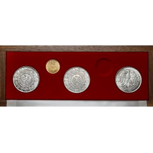 10 złotych 1925 Chrobry i 100 zł Mieszko i Dąbrówka - piękny zestaw