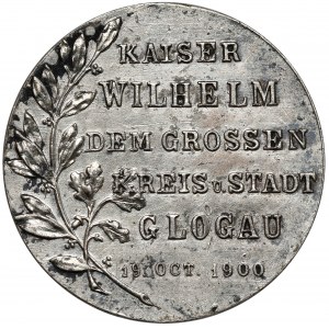 Śląsk, Głogów, Medal 1900 - Pobyt Cesarza Wilhelma II