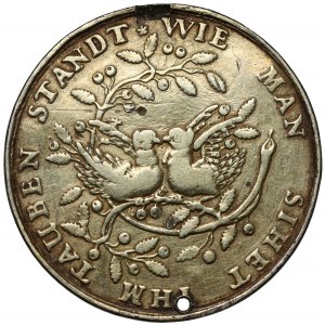 Śląsk, Wrocław, Medal zaślubinowy bez daty (XVIIw.)
