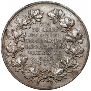 Śląsk, Oleśnica, Medal Patriotyczne Stowarzyszenie Gospodarcze 1884