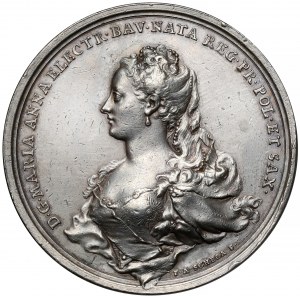 Medal zaślubinowy Maksymiliana Józefa i Marii Anny - córki Augusta III (1759)