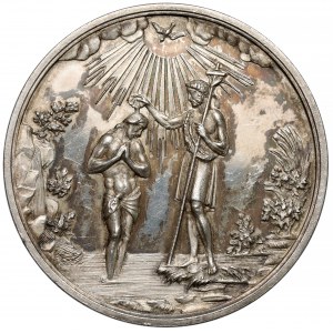 Medal chrzcielny SREBRO - Niech Cię ma w Opiece - dla Hrabiego