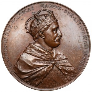 Medal 200. rocznica bitwy pod Wiedniem, Sobieski 1883