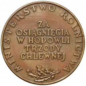 Medal nagrodowy Ministerstwa Rolnictwa - Hodowla Trzody Chlewnej