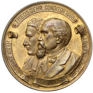 Niemcy, Medal 1898 - poświęcony rektorom Królewskiego Collegium Fridericianum