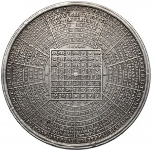 Niemcy, Saksonia, Medal kalendarzowy 1694 - Gotha