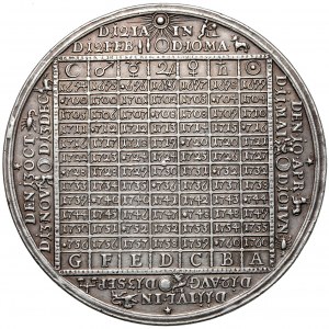 Niemcy, Saksonia, Medal kalendarzowy 1694 - Gotha
