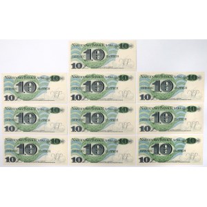 10 zł 1982 - L - zestaw (10szt)