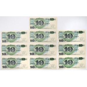 10 zł 1982 - L - zestaw (10szt)