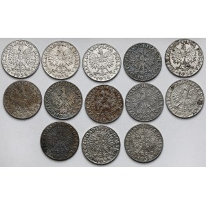 50 groszy 1938 - zestaw (13szt)