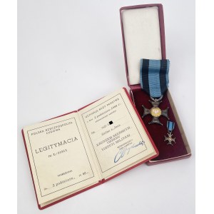 PRL, Order Virtuti Militari kl.V + miniatura - po Majorze