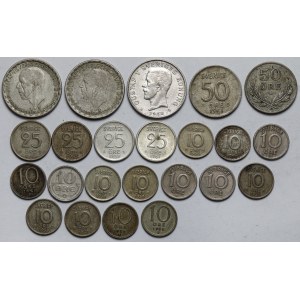 Szwecja, 10 öre - 1 korona 1917-1961 - zestaw (23szt)