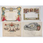Historyczne TELEGRAMY Patriotyczne - bardzo ładne (15szt)