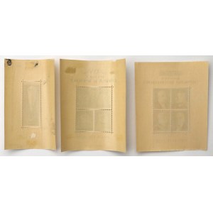 Arkusiki filatelistyczne 1938-1939 r. (3szt)
