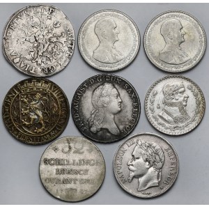 Europa i Meksyk, Monety MIX - zestaw (8szt)