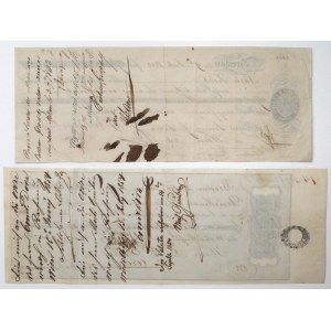 Weksle, Wrocław 1842-1854 r. - zestaw (2szt)
