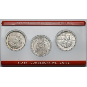 100 złotych 1966 Mieszko i Dąbrówka - 3 typy - w etui
