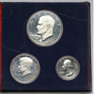USA, od 1/4 do 1 dolara 1964-1982 - zestaw (5szt)
