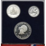 USA, od 1/4 do 1 dolara 1964-1982 - zestaw (5szt)
