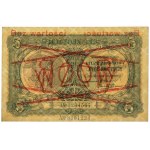 Bilet zdawkowy, 5 złotych 1925 Konstytucja - WZÓR