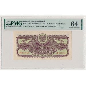 5 złotych 1944 ...owe - aE