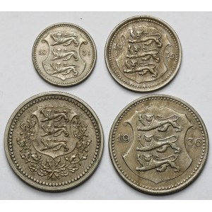 Estonia, 10 - 50 senti 1928-1936 - zestaw (4szt)