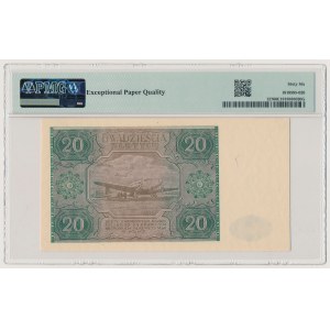 20 złotych 1946 - duża litera - G