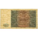 20 złotych 1946 - duża litera - G