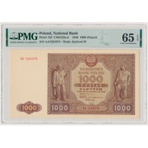 1.000 złotych 1946 - AA
