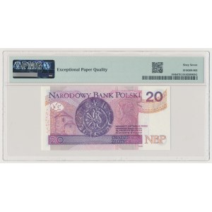 20 zł 2016 BX - 0000015 - niski numer