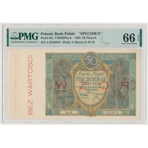 50 złotych 1925 - WZÓR - Ser.A