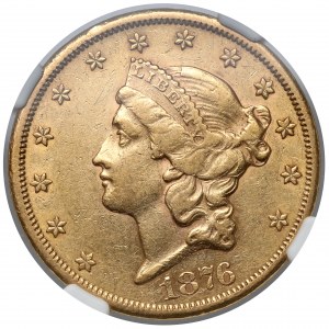 USA, 20 dolarów 1876-CC, Carson City
