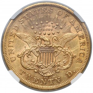 USA, 20 dolarów 1876-CC, Carson City