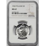 Rybak 5 złotych 1960 - znakomity