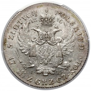 5 złotych polskich 1816 IB - pierwsze