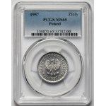 1 złoty 1957 - rzadka w takim stanie