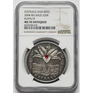 Białoruś, 20 rubli 2004 - Noc Kupały
