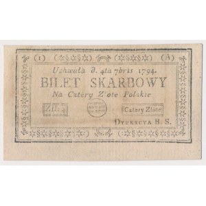 4 złote 1794 - (1)(A)