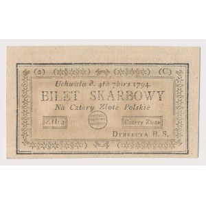 4 złote 1794 - (2)(C) - z błędem BIRS