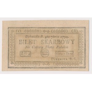4 złote 1794 - (2)(B)