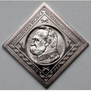 Srebrna KOPIA klipy 5 złotych 1934 Piłsudski Strzelecki
