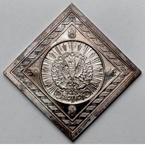 Srebrna KOPIA klipy 5 złotych 1934 Piłsudski Strzelecki