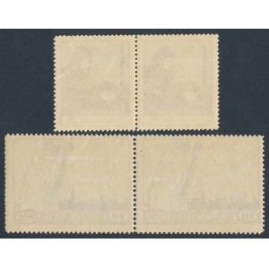 Polska, 1 i 10 groszy Na Biednych 1916 (2x2)