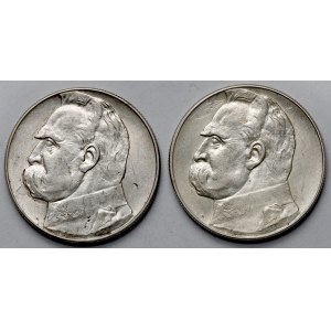 Piłsudski, 10 złotych 1938 i 1939 - zestaw (2szt)